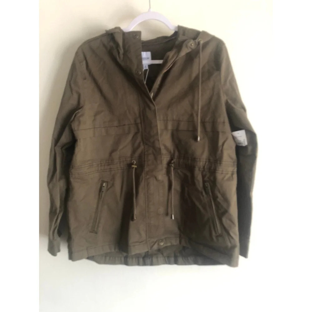 NWT kensie jeans Green Utility Jacket M